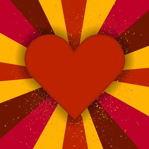 Hjärta till alla hjärtans dag — Stock vektor