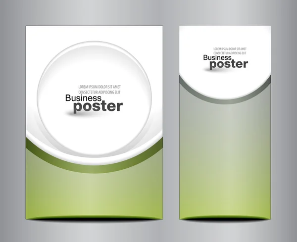 Brochure modèle de conception d'entreprise ou bannière — Image vectorielle