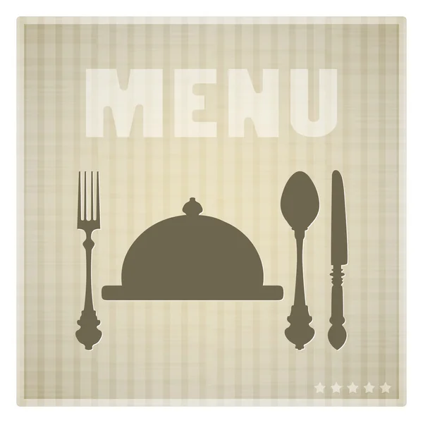 Restaurant menu kaart vintage — Stockvector