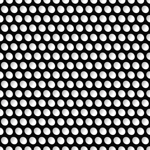 원활한 블랙 버블 패턴 — 스톡 벡터