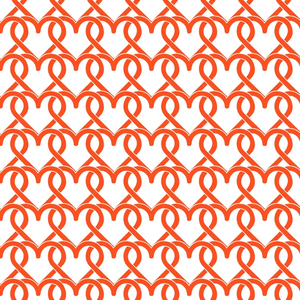 Seamless vintage heart pattern — Stock Vector