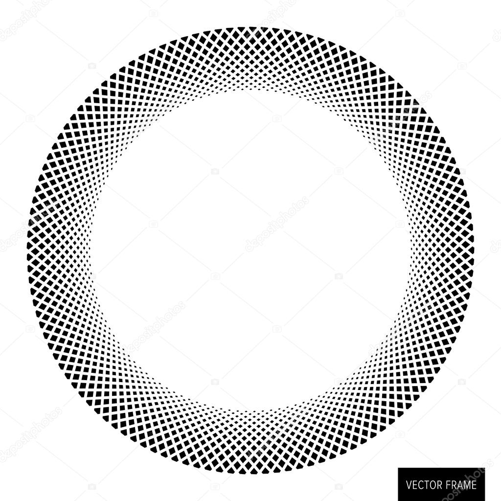Creative checkered ring Emblem