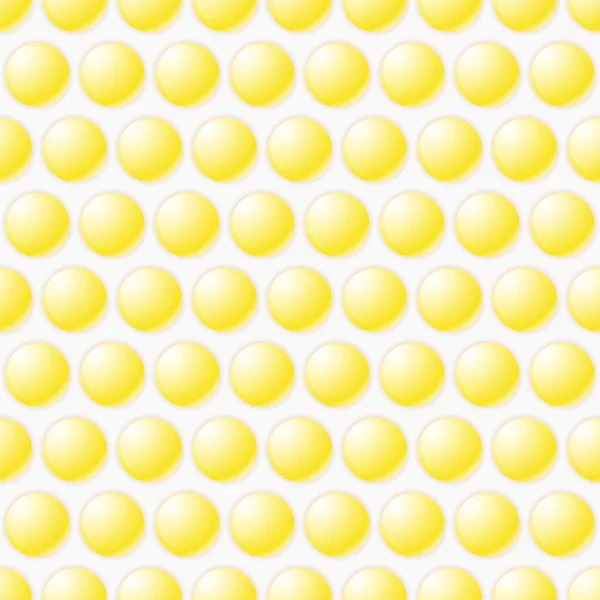 Yellow Bubbly design background — Stock Vector