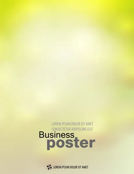 poster tasarım şablonu veya afiş bahar renkleri