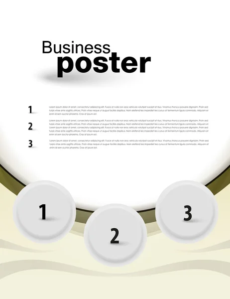 Stylowa prezentacja firmy plakat — Wektor stockowy