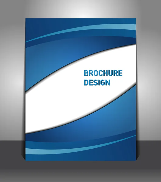 Broschyr presentation av business affisch — Stock vektor