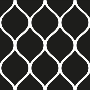 Vektör dekoratif kusursuz desen. Modern stil dokusu. Geometrik arka plan tekrarlanıyor. Çizgili kafes ızgarası. Doğrusal grafik tasarımı.