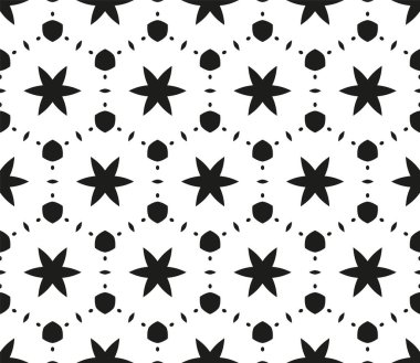 Süslü şekilli dekoratif vektörsüz desen, arabesk arkaplan tasarımı.