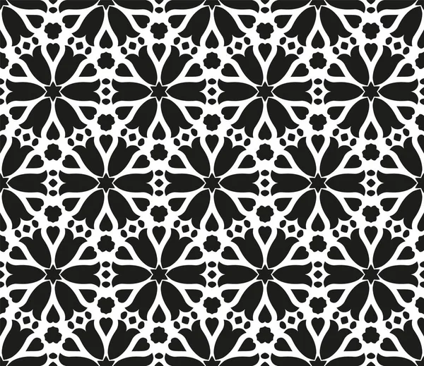 Decorative Vector Seamless Pattern Ornamental Shapes Arabesque Background Design — Stock Vector