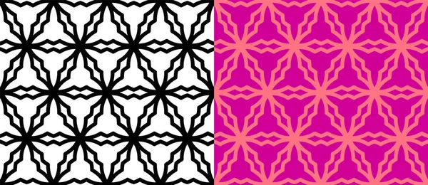 Decoratieve Naadloze Patroon Met Sierlijnen Arabesque Achtergrond Ontwerp Vectorillustratie — Stockvector