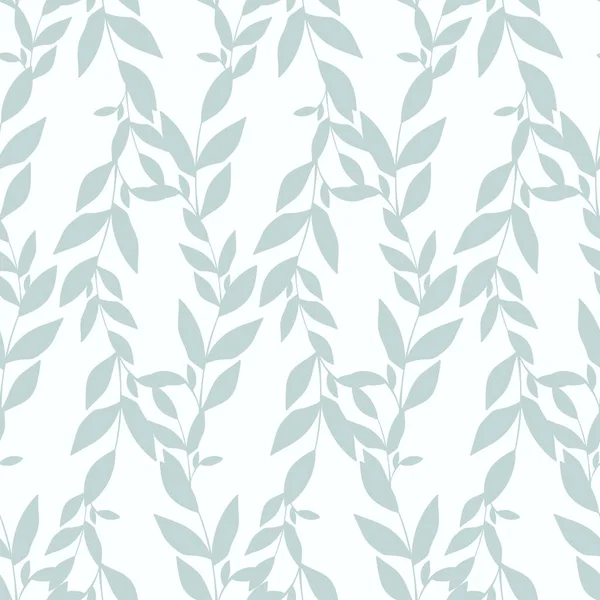 自然のスタイルでシームレスな背景 ヴィンテージベクトルパターン 葉の要素のイラスト 印刷包装紙 Web用 ロイヤリティフリーのストックイラスト
