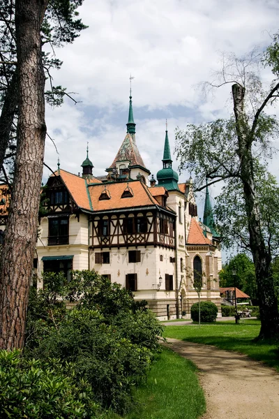 Chateau Lesna cerca de Zlin, República Checa — Foto de Stock