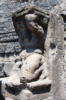 arkeolojik pompeii site kalıntıları görünümünü