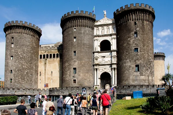 Castle nuovo, Napels, Italië — Stockfoto