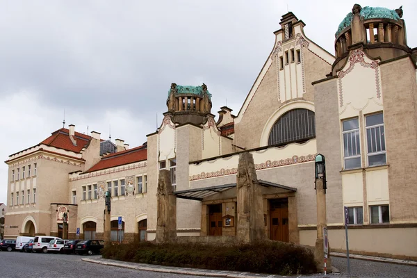 Nationales Haus in Prostejov, Tschechische Republik — Stockfoto