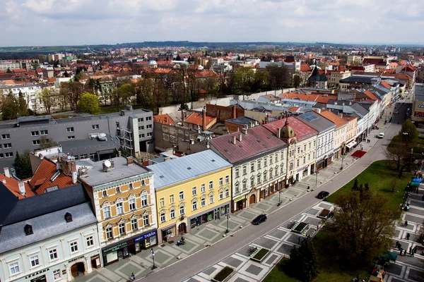 Prostějov z věže Staroměstské radnice, Česká republika — Stock fotografie