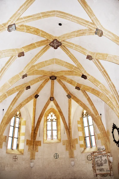 Il soffitto della cappella di San Giorgio in Litovel — Foto Stock