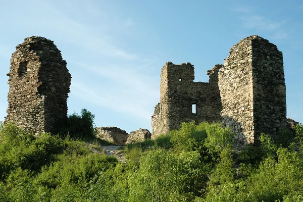 De ruïnes van het kasteel van brincko op zabreh — Stockfoto