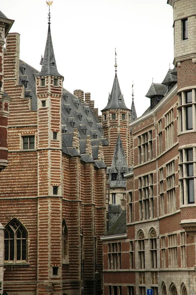 Den historiska stadskärnan i Antwerpen — Stockfoto