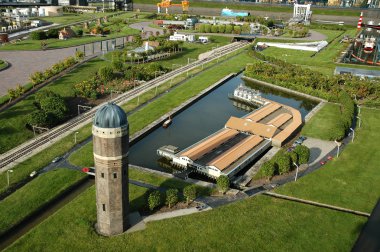 minyatür şehir madurodam, Lahey, Hollanda
