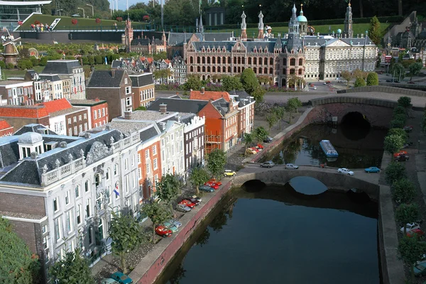 Miniature city Madurodam, The Hague, Netherlands — Stock Photo, Image
