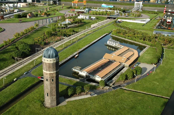 Miniatuur stad madurodam, Den Haag, Nederland — Stockfoto