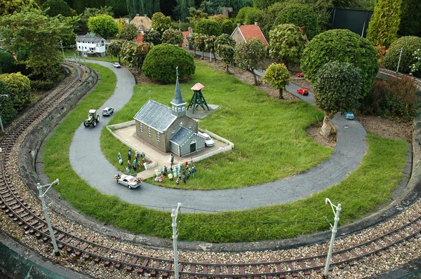 Minyatür şehir madurodam, Lahey, Hollanda — Stok fotoğraf