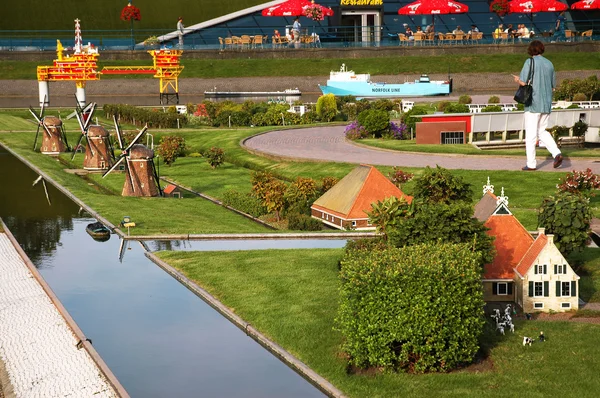 Miniature city Madurodam, The Hague, Netherlands — Stock Photo, Image