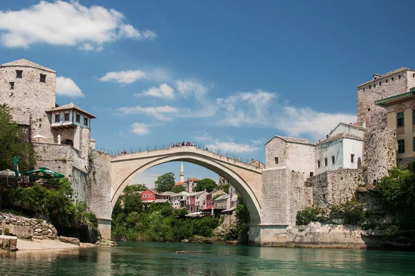 A famosa ponte em Mostar, Bósnia — Fotografia de Stock