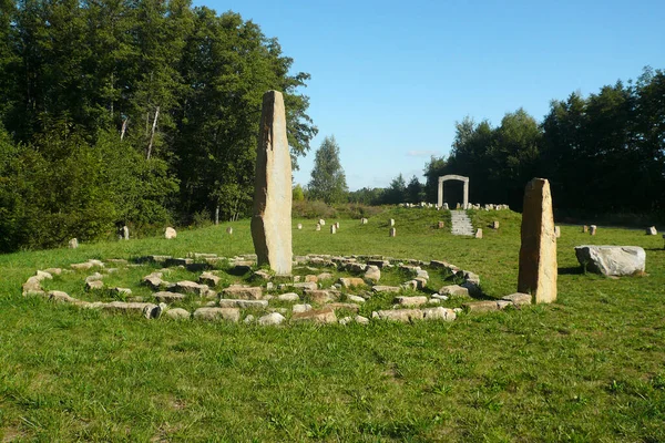 Çek Cumhuriyeti Moravya Nın Dubnany Köyünde Meditasyon Rahatlama Kompleksi — Stok fotoğraf