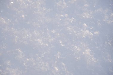 Fresh white natural first snow textured background.