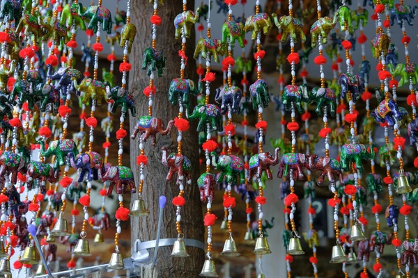 Sirince Izmir Turkiet Januari 2022 Olika Turkiska Traditionella Souvenirer Gatubutiker — Stockfoto