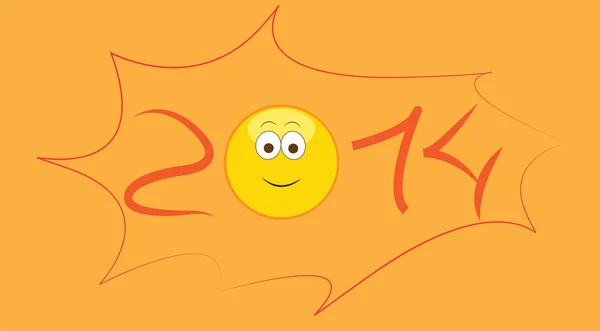 Bonne année 2014 — Image vectorielle