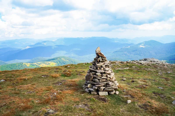 Stones Top Mount Hoverla Ukrainian Carpathians —  Fotos de Stock