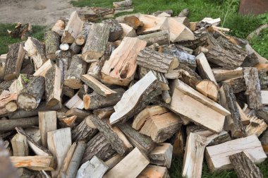 Bir avuç doğranmış kaş. Arkaplan