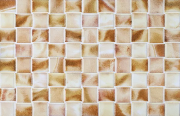 Marble background brown tiles, mosaic — Stock Photo, Image