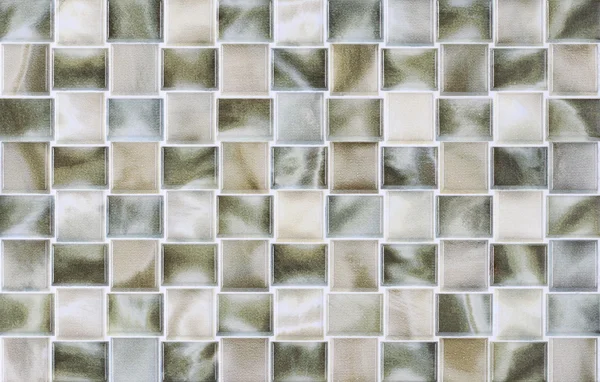 Quadratische Fliesen in Marmor mit bunten Effekten — Stockfoto