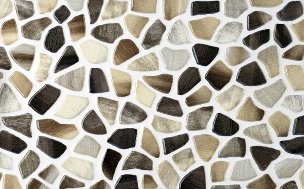 色の大理石のテクスチャ、モザイク タイルのコラージュ — ストック写真