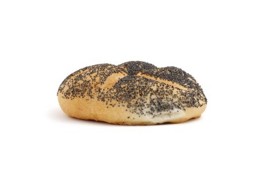 beyaz zemin üzerinde tek ekmek 