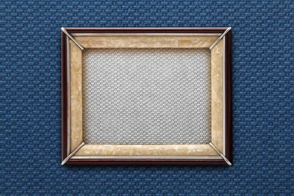 Old frame on a colored background — Stock Photo, Image