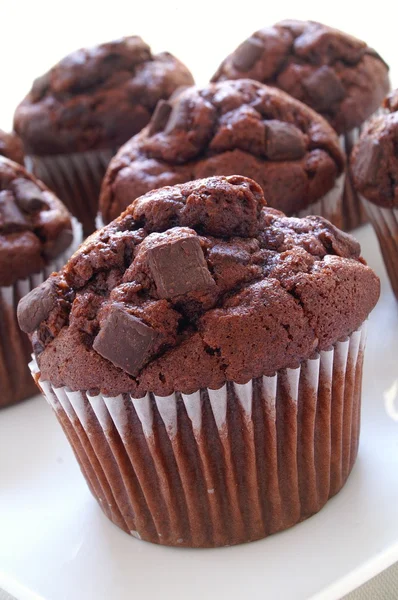 Muffins dulces grandes horneados — Foto de Stock