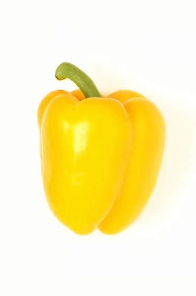 Yellow pepper on white background — Stock Photo, Image