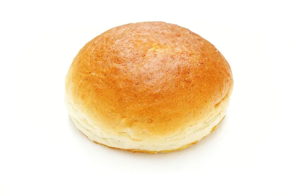 Beyaz arka plan üzerinde rulo börek ekmek Telifsiz Stok Fotoğraflar