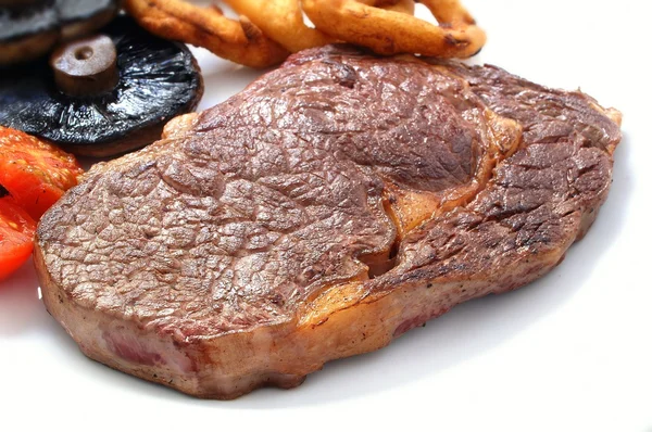 Cooked beef steak — Stock Photo, Image