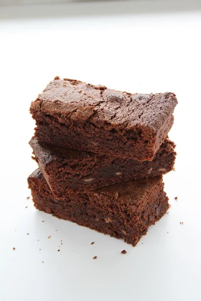 Brownie al cioccolato fatti in casa — Foto Stock