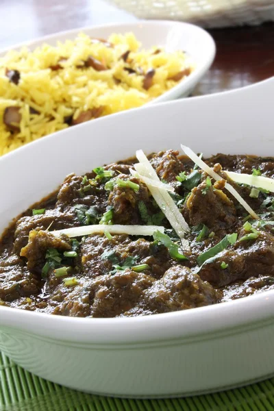 Estofado de carne en un plato — Foto de Stock