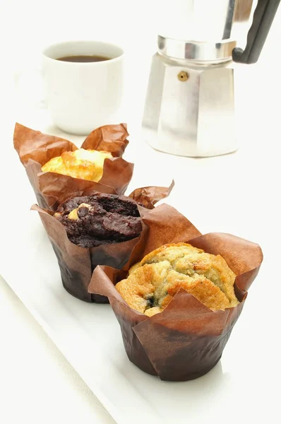 Gevulde muffins — Stockfoto