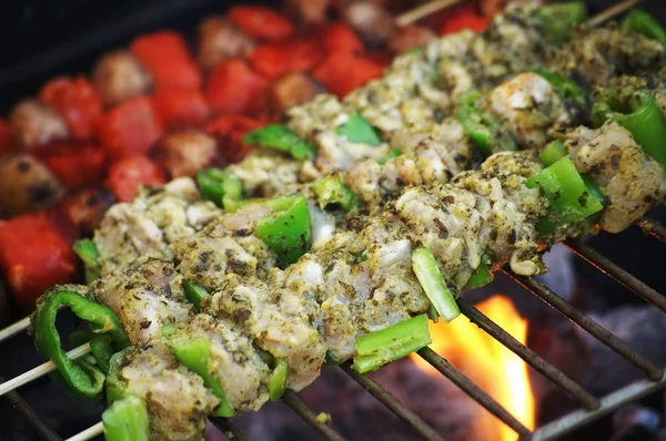 Tikka, shish & kofta kebab — Foto Stock