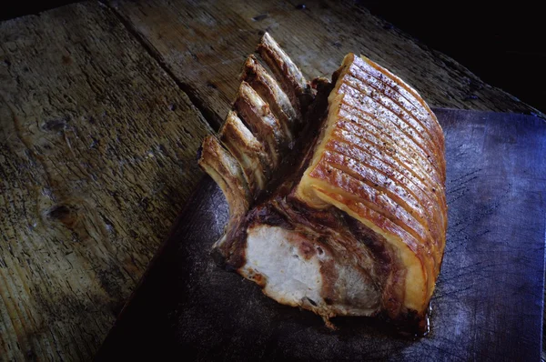 Roast rib of beef — Stock Photo, Image