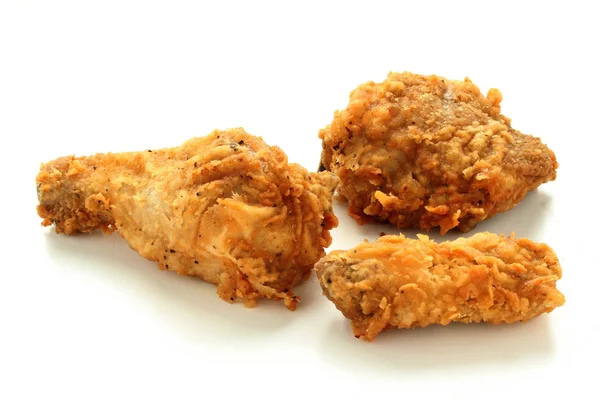 Fried chicken pieces — Stock Photo, Image